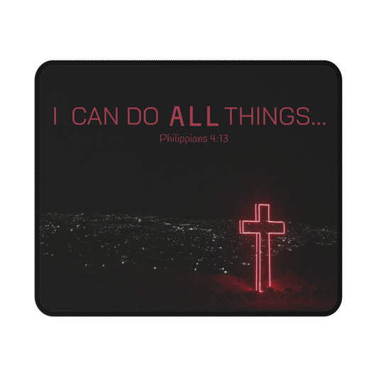 Philippians 4:13 Non-Slip Gaming Mouse Pad