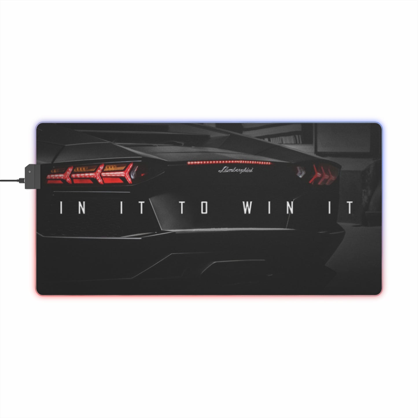 "In it to Win it" LED Mouse Pad